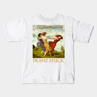 Sounds of Spring by Franz Stuck Kids T-Shirt